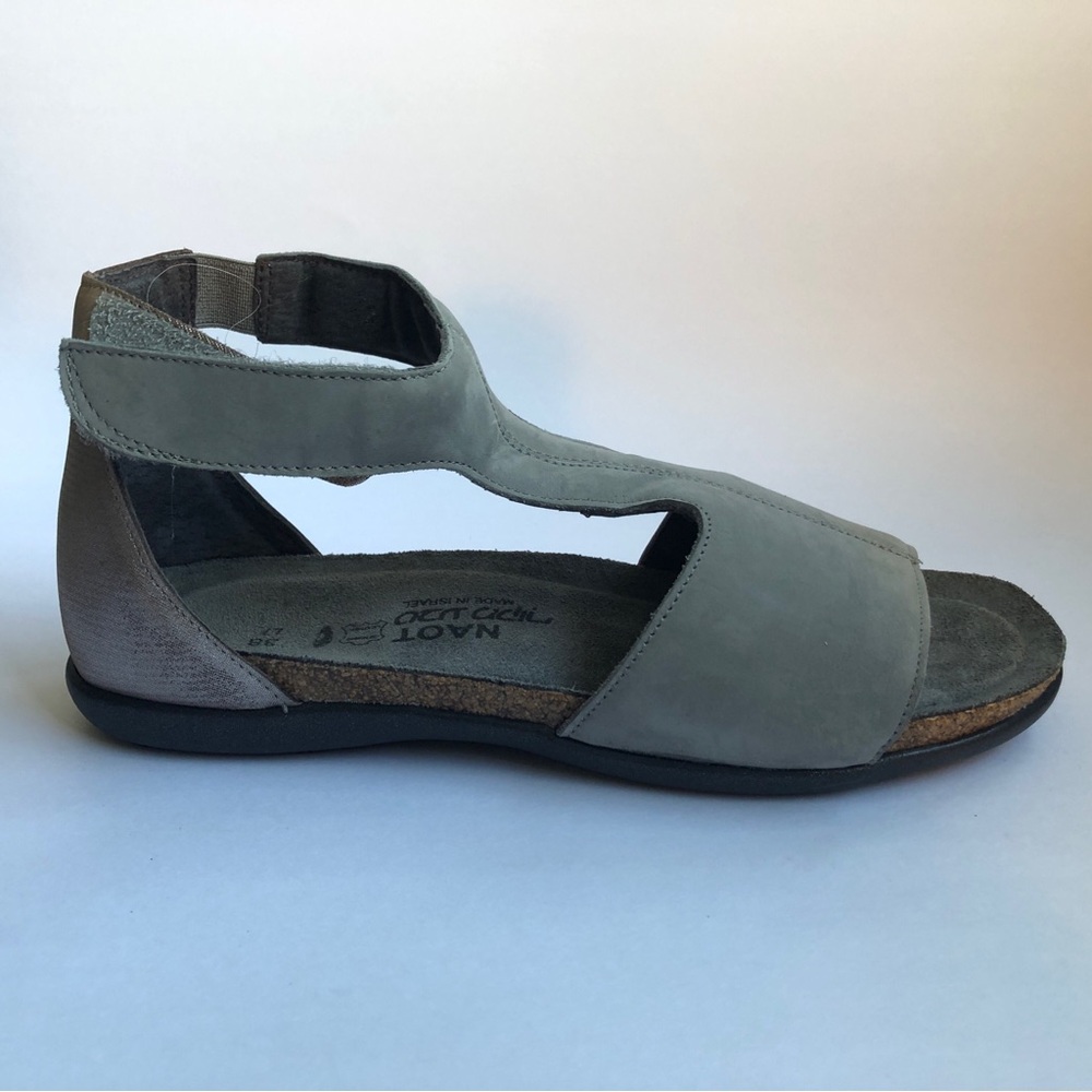 Naot Women's Grey and Taupe Open-Toe Comfort Sandal